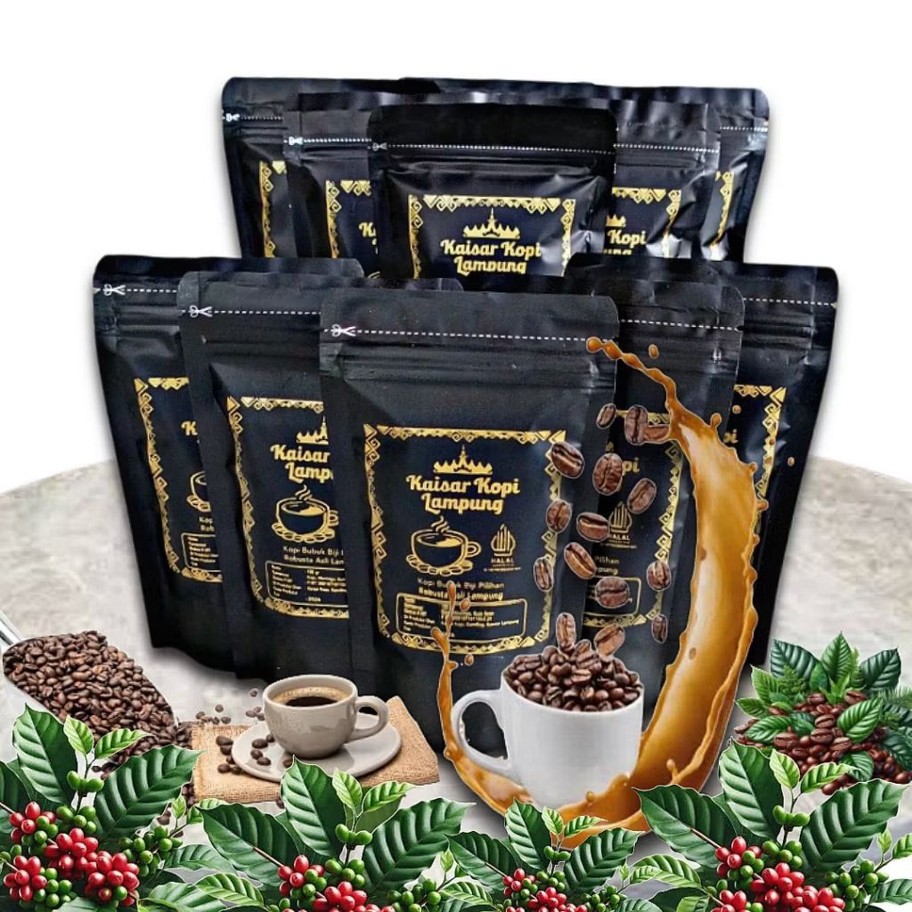 

Kopi bubuk premium 200gram