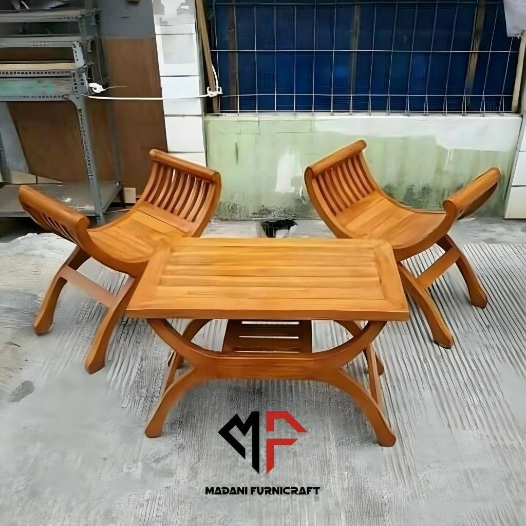 KURSI TERAS YUYU KURSI TAMU YUYU KURSI TERAS KAYU JATI