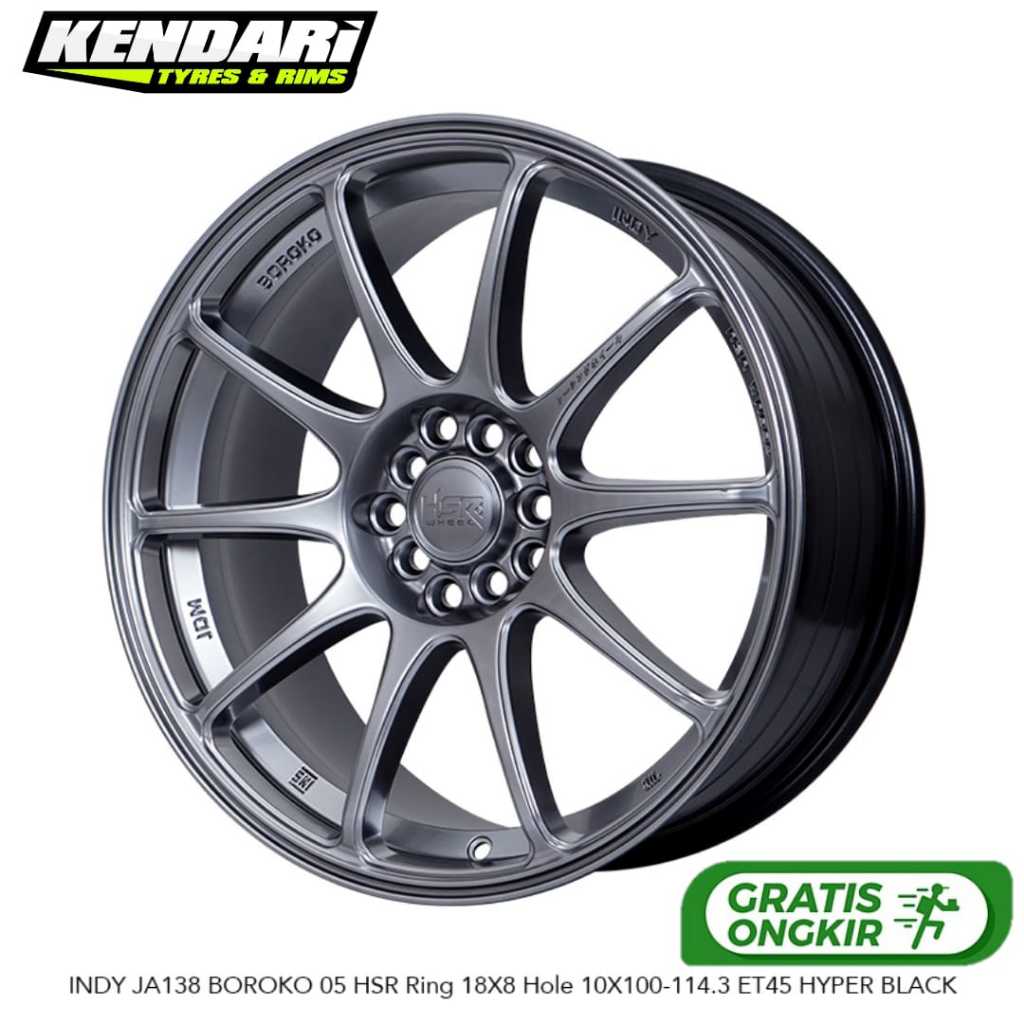 Velg Mobil Ring 18 Untuk Yaris Cross Hrv Terios HSR SEBUNSUTA R18