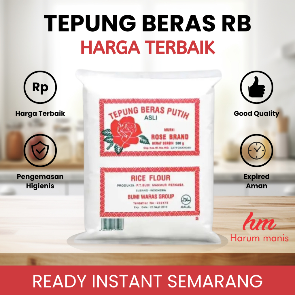

Tepung Beras Rosebrand 500gr Instant Semarang