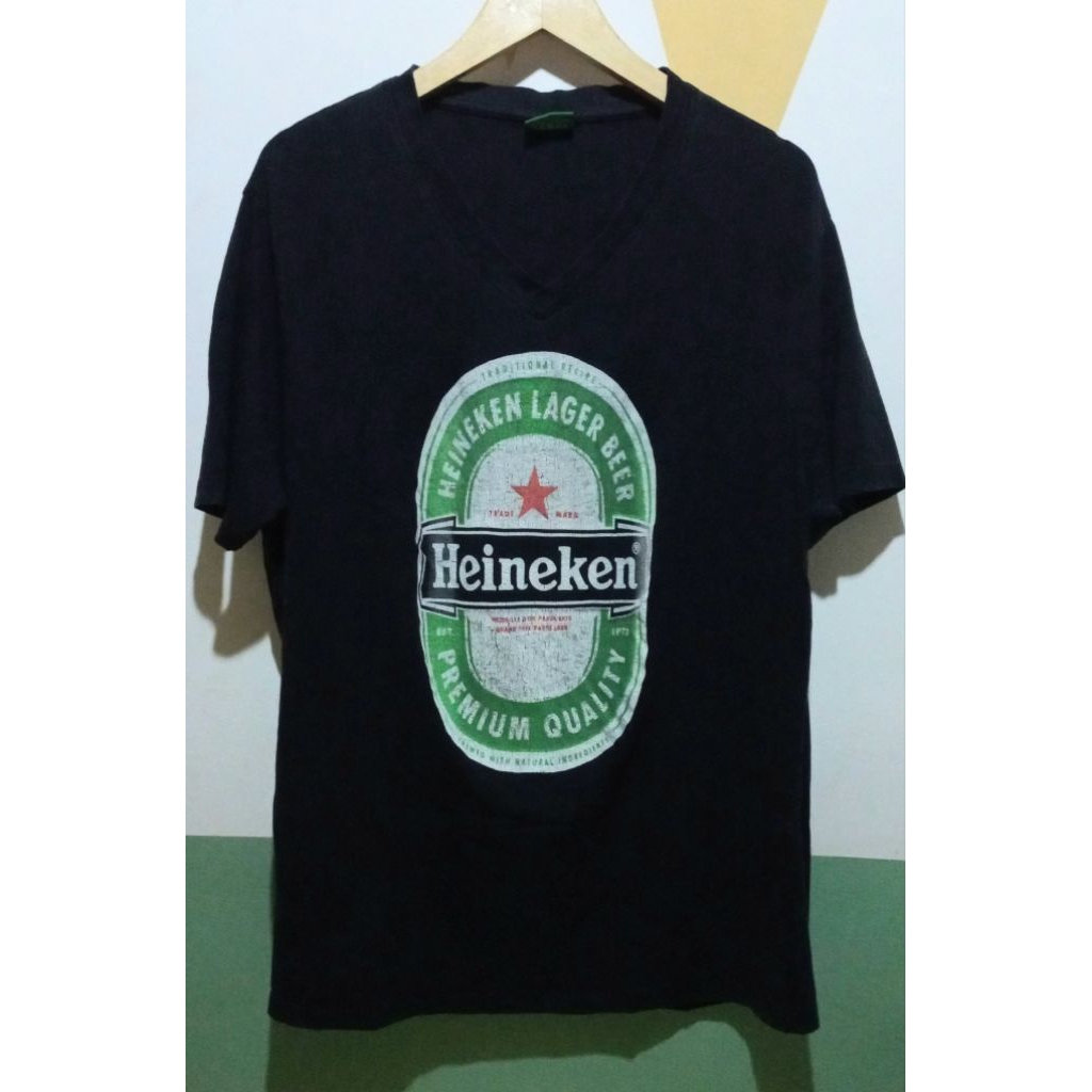 kaos vintage heineken second