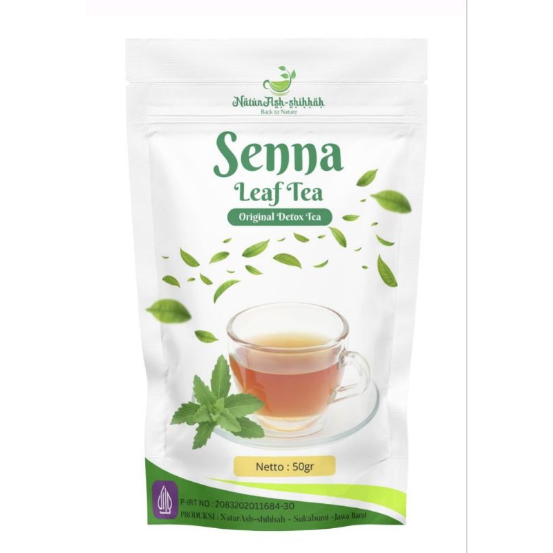 

TEH SENNA ORIGINAL Senna Leaf Tea NaturAsh-shihhah 50gr 100% teh daun jati cina