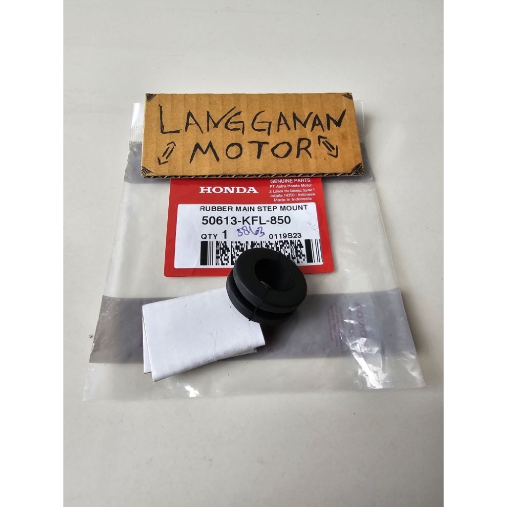 ORIGINAL AHM KARET PEREDAM FOOTSTEP BAWAH STANG STIR SUPRA X125 KARISMA KIRANA