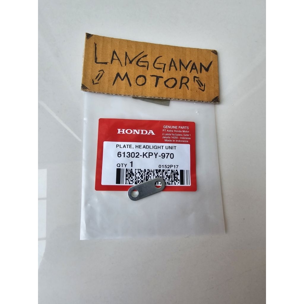 ORIGINAL AHM PLATE HEADLIGHT PLAT DUDUKAN REFLEKTOR LAMPU DEPAN CRF 150