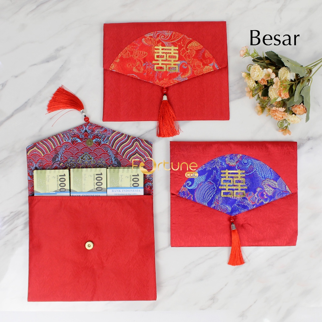 

Angpao Kain Sangjit Kawinan Wedding Besar Jumbo Premium Tebal