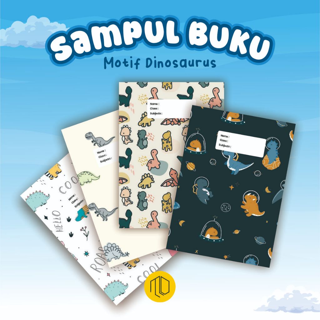 

Sampul Buku Tulis Aesthetic Isi 10 Motif Dinosaurus - Sampul Buku - Sampul Buku Aestetic - Cover Buku - A5 B5 - Sampul Bigboss - Sampul Sidu - Sampul Buku Estetik - Sampul Buku Custom Nama - Buku Tulis - Buku Latin - Sampul Coklat Buku Tulis