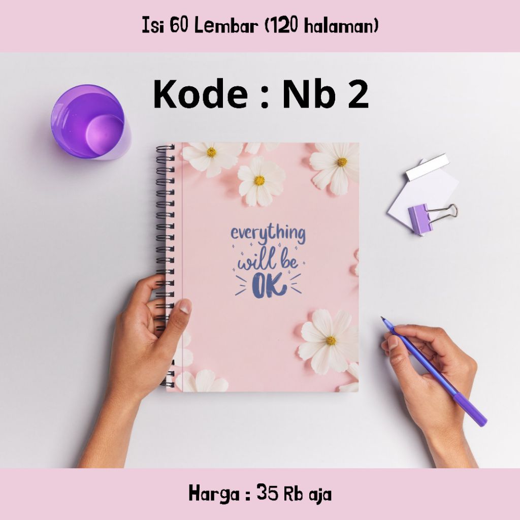 

Notebook A5 120 Halaman