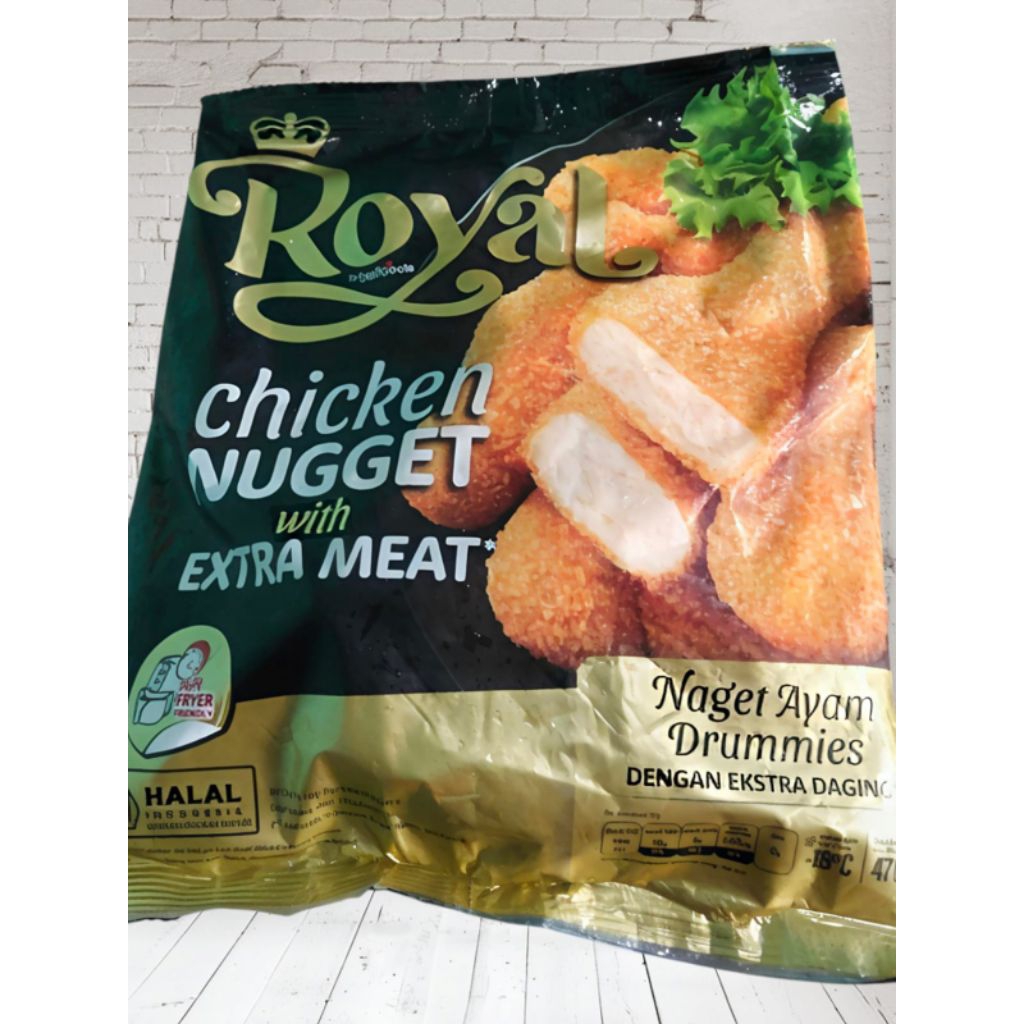

Belfoods Royal Chicken nugget drummies 470gr