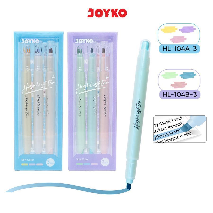 

JOYKO Penanda Berwarna Highlighter HL-104 Soft Color