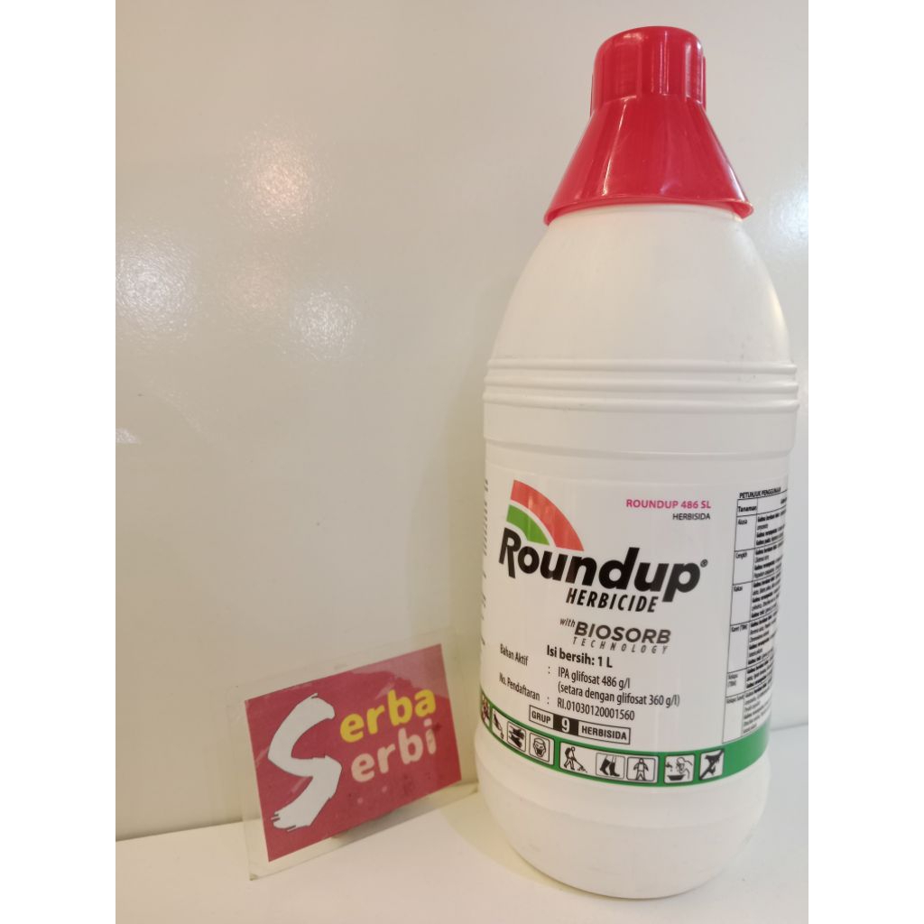 -1LTR ROUNDUP-Cairan herbisida pembasmi rumput gulma biosorb