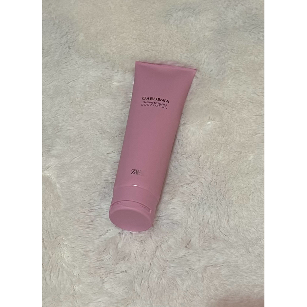 jual preloved 90% shimmering lotion zara gardenia 150ml
