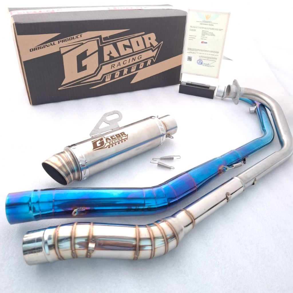 knalpot racing Gacor worwor Rd Leo pnp motor fu150 karbu/injeksi,gsx,sonic,supra gtr,verza,vixion ol