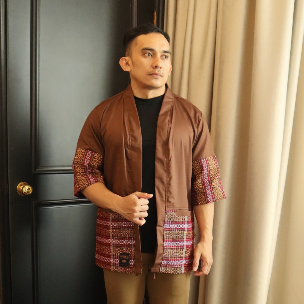 Outer Kimono Tenun Ulos RAGIHOTANG ASLI (UNISEX)