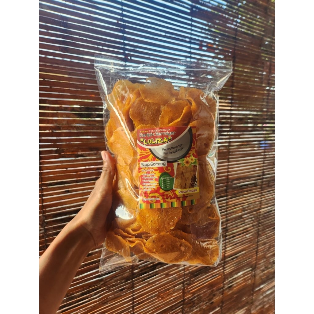 

ppvtristore - Keripik Sermiyer / Sermiler LULIZA PEDAS 500g KHAS JOMBANG