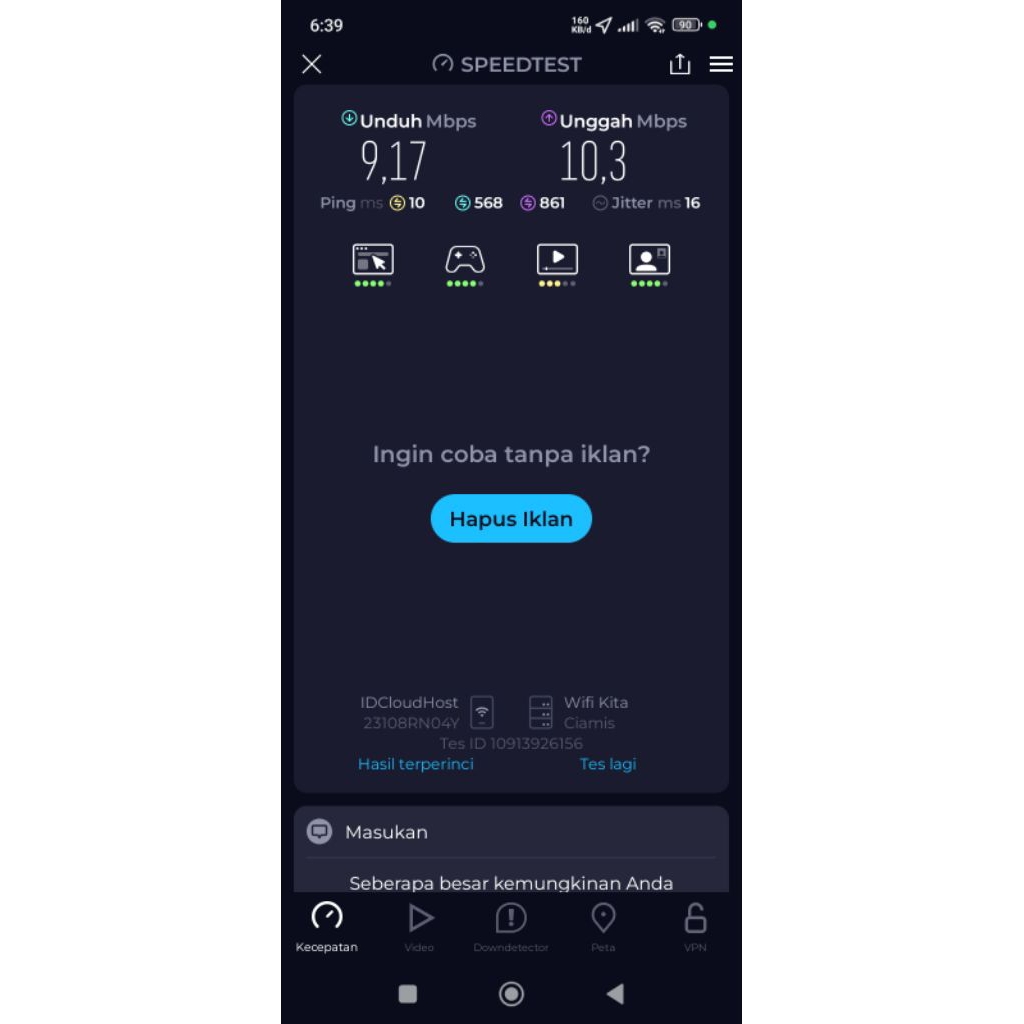 Jasa Ubah Nama Speedtest Jaringan Mikrotik RT RW NET