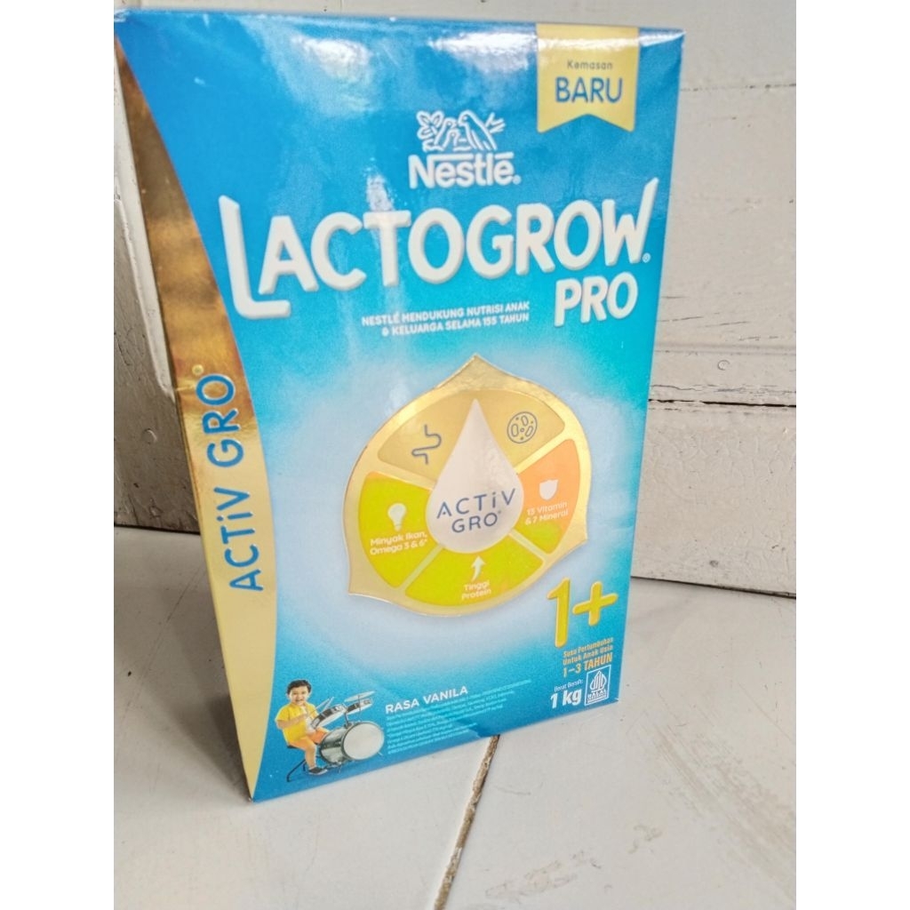 

READY STOK LACTOGROW PRO 1+ 2026 VANILA 1 KG 1000GRAM 1000 GRAM