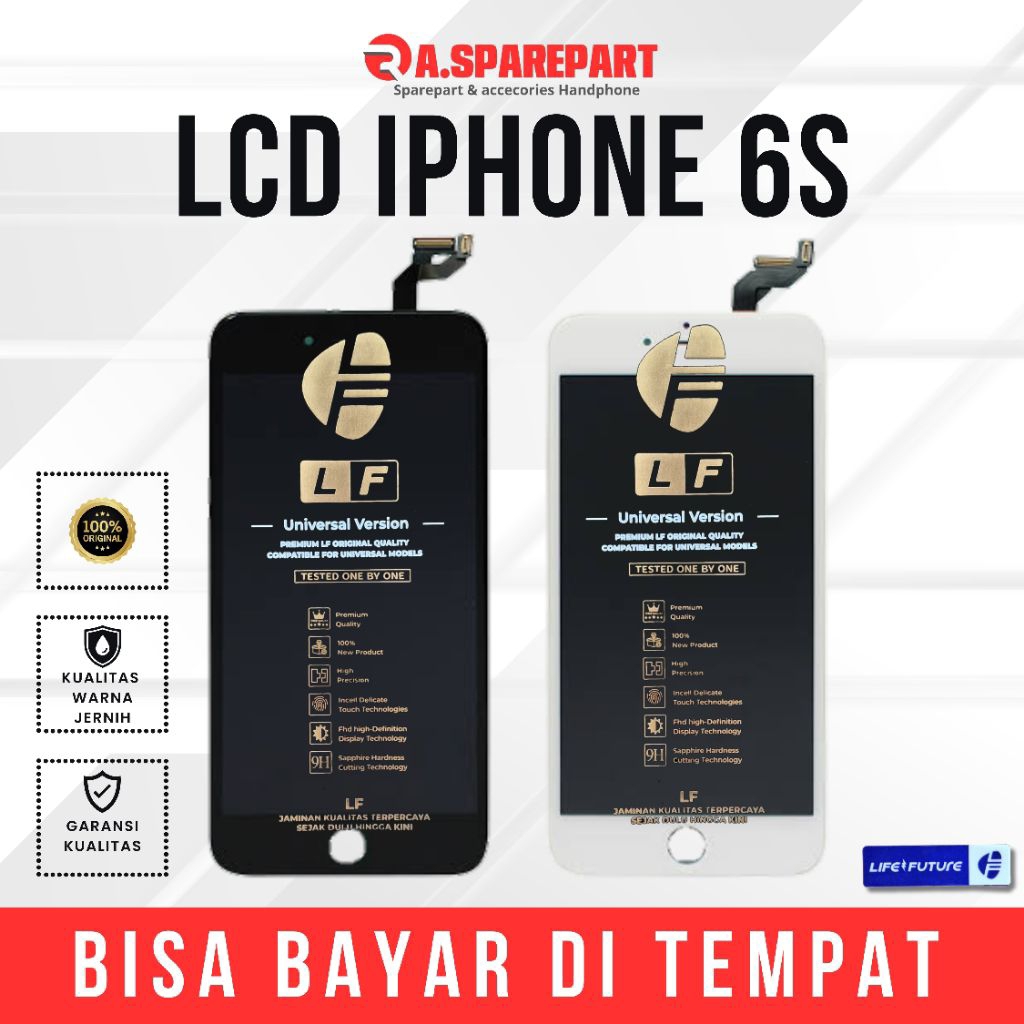 LCD Iphone 6s Original fullset touchscreen life future