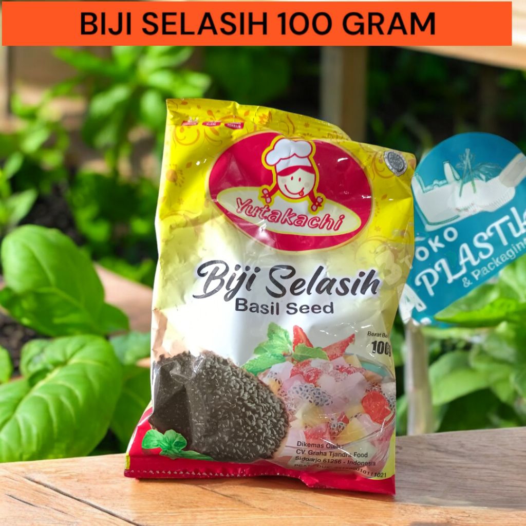 

Biji selasih Super 100 gram /1 ons /Basil seed Yutakachi