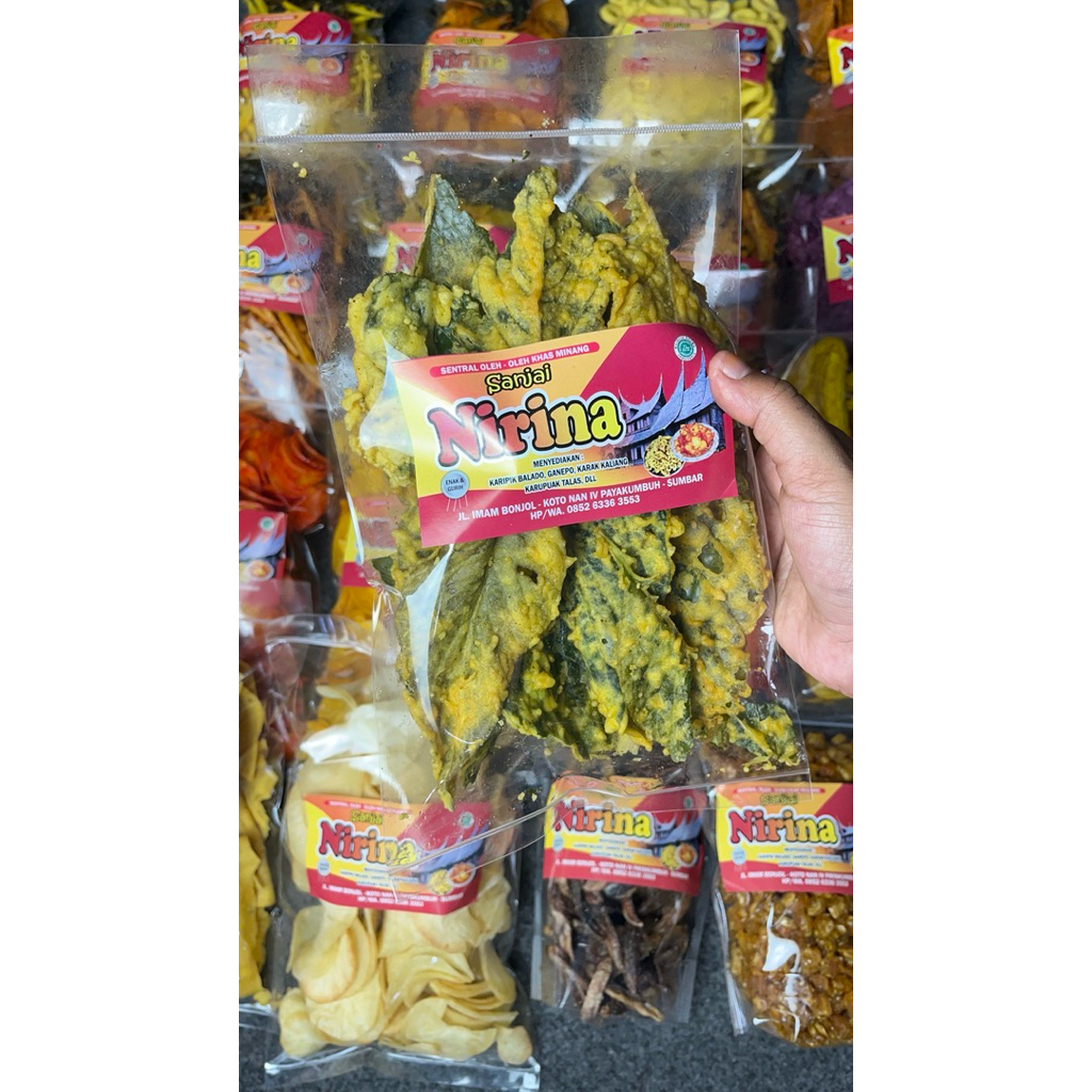 

kerupuk bayam asli