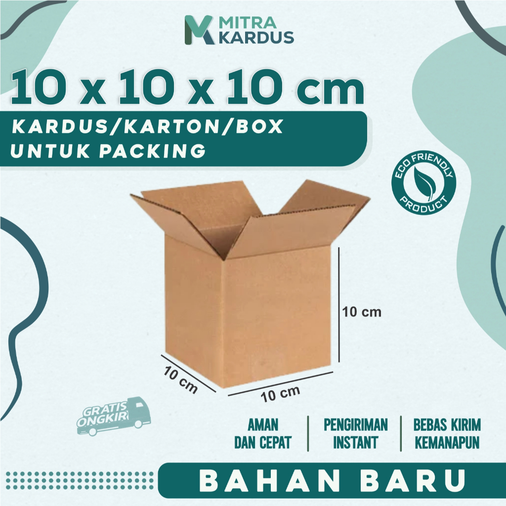 

Kardus Packing 10x10x10 cm Box Karton Corrugated Single Wall Premium / Kardus Packing
