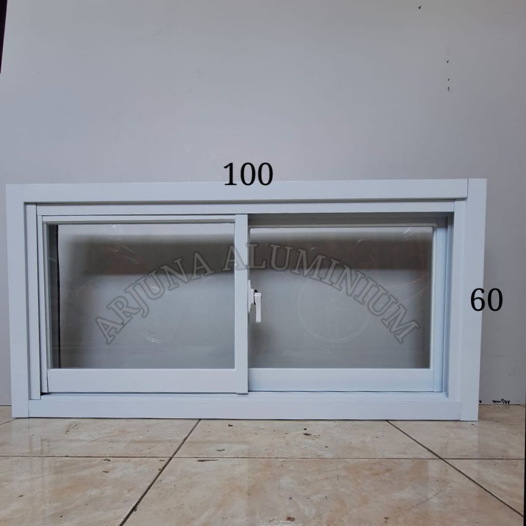 Jendela Sliding Aluminium 100x60