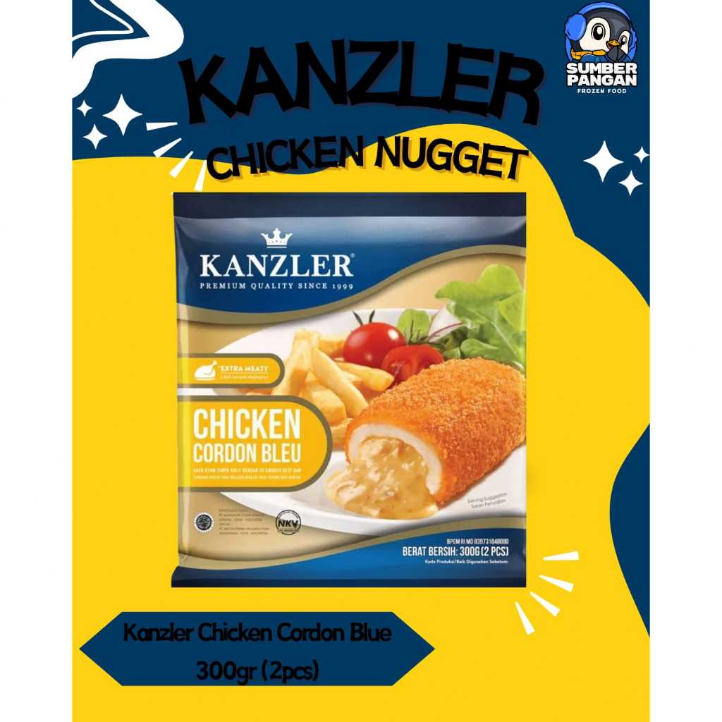 

Kanzler Chicken Cordon Blue 300gr (isi 2)