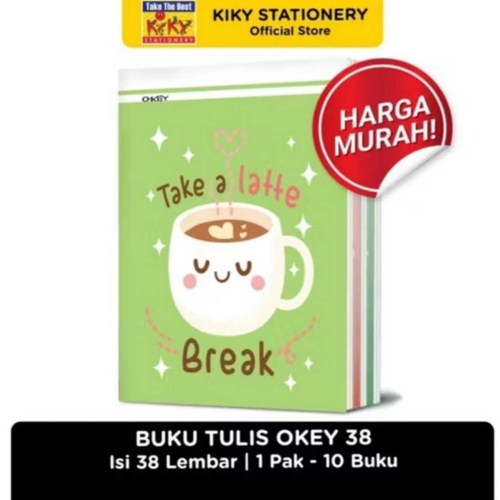 

Buku Tulis 38 Okey Per Pack