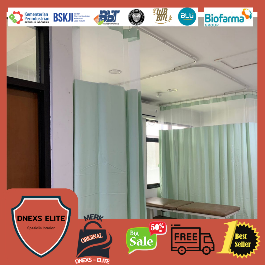 Link order / Rel gorden lengkung - rel fleksibel untuk rumah sakit