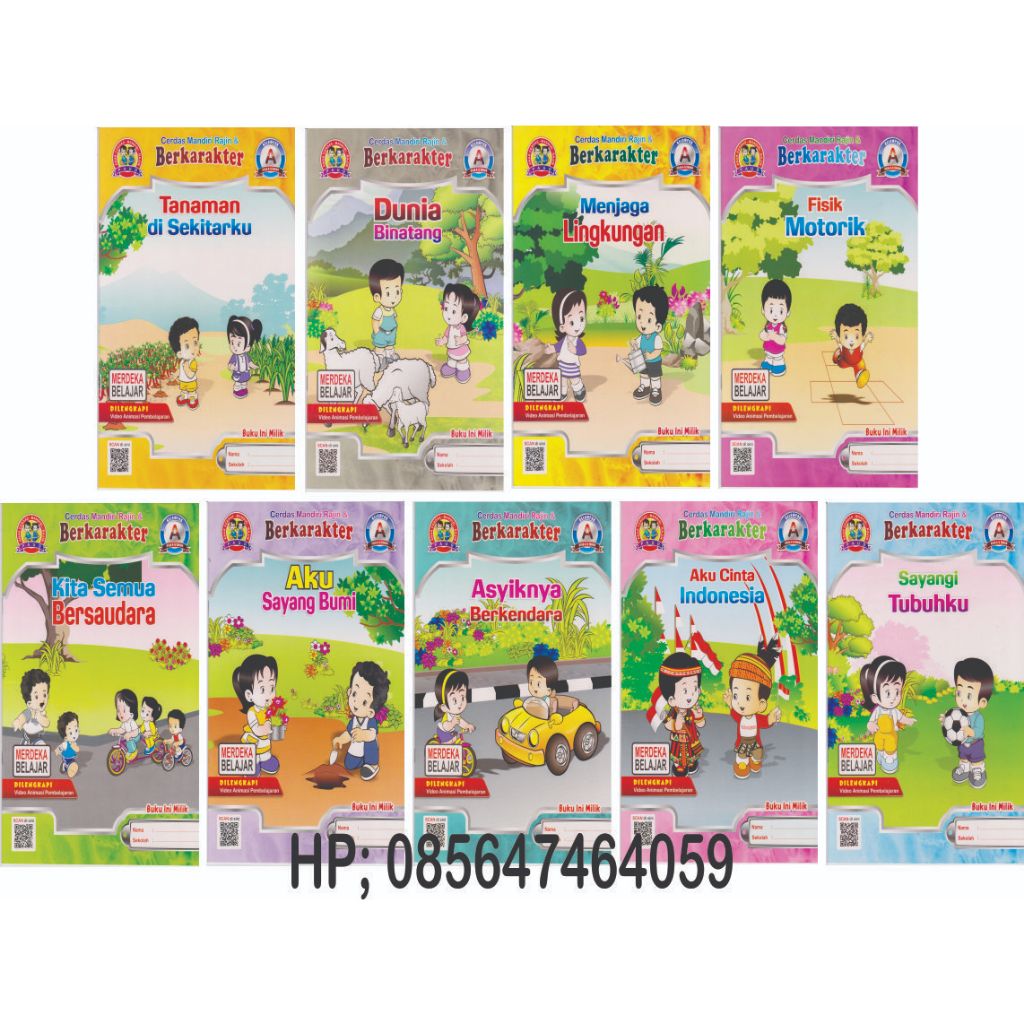BUKU TEMATIK TK A BINA PUTRA KURIKULUM MERDEKA