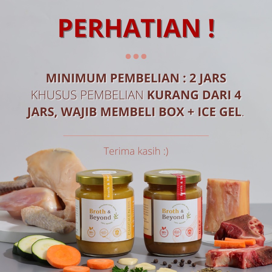 

BELI CAMPUR BROTH AND BEYOND CHICKEN BEEF FISH BONE BROTH MPASI ORGANIK KALDU TULANG SAPI AYAM IKAN KUTUK GABUS