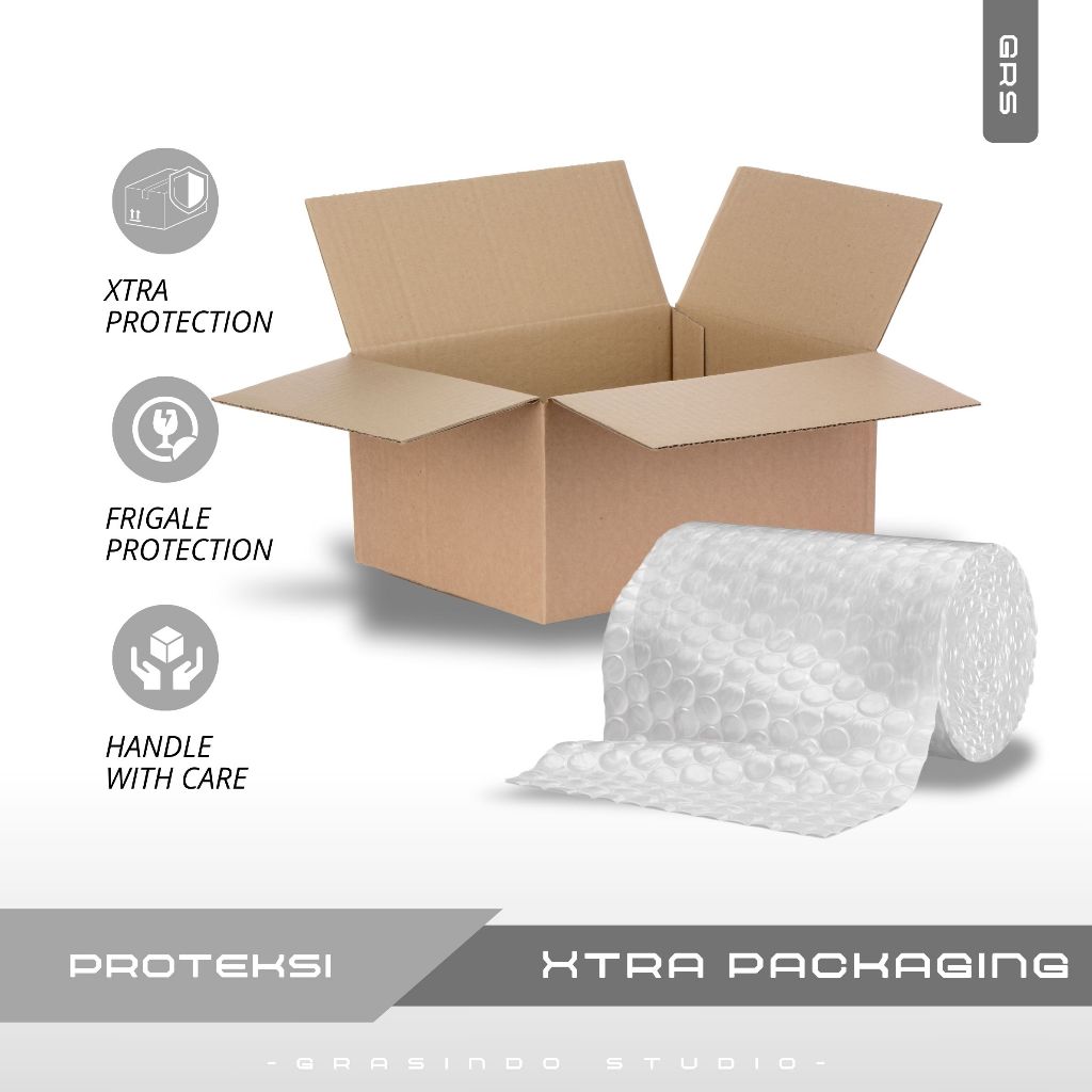 

OV Bubble Wrap dan Dus Tambahan Safety Lebih aman