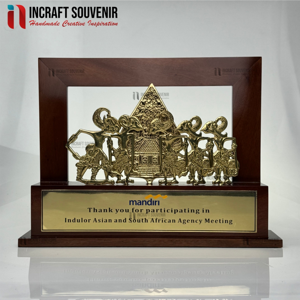 PLAKAT SOUVENIR WAYANG PANDAWA LIMA