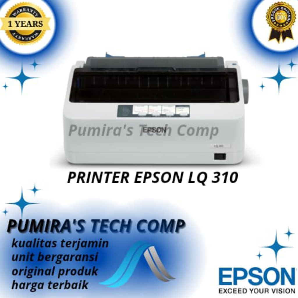 PRINTER EPSON LQ 310 || EPSON LQ 310 || PRINTER DOTMATRIX