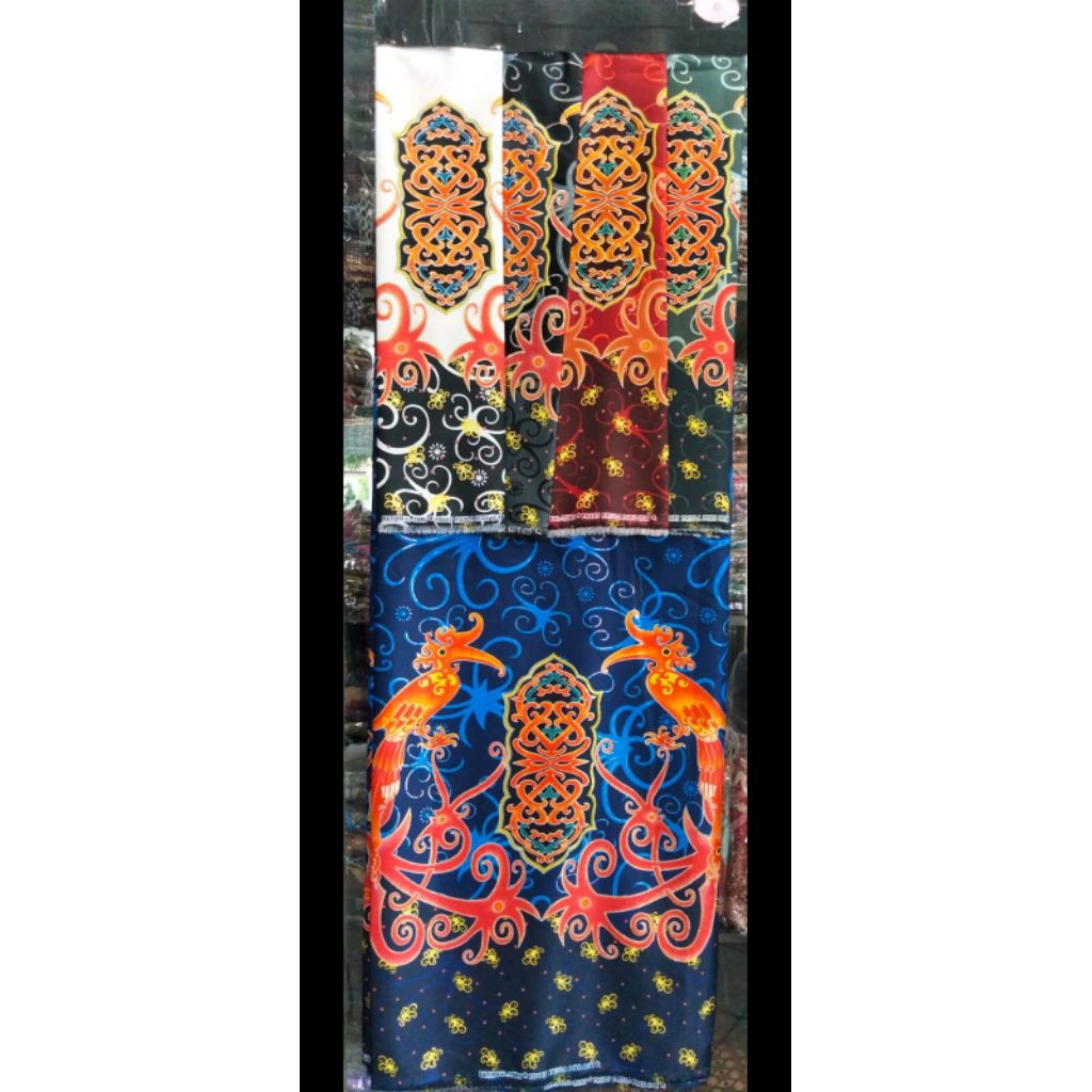 kain batik dayak khas kalteng