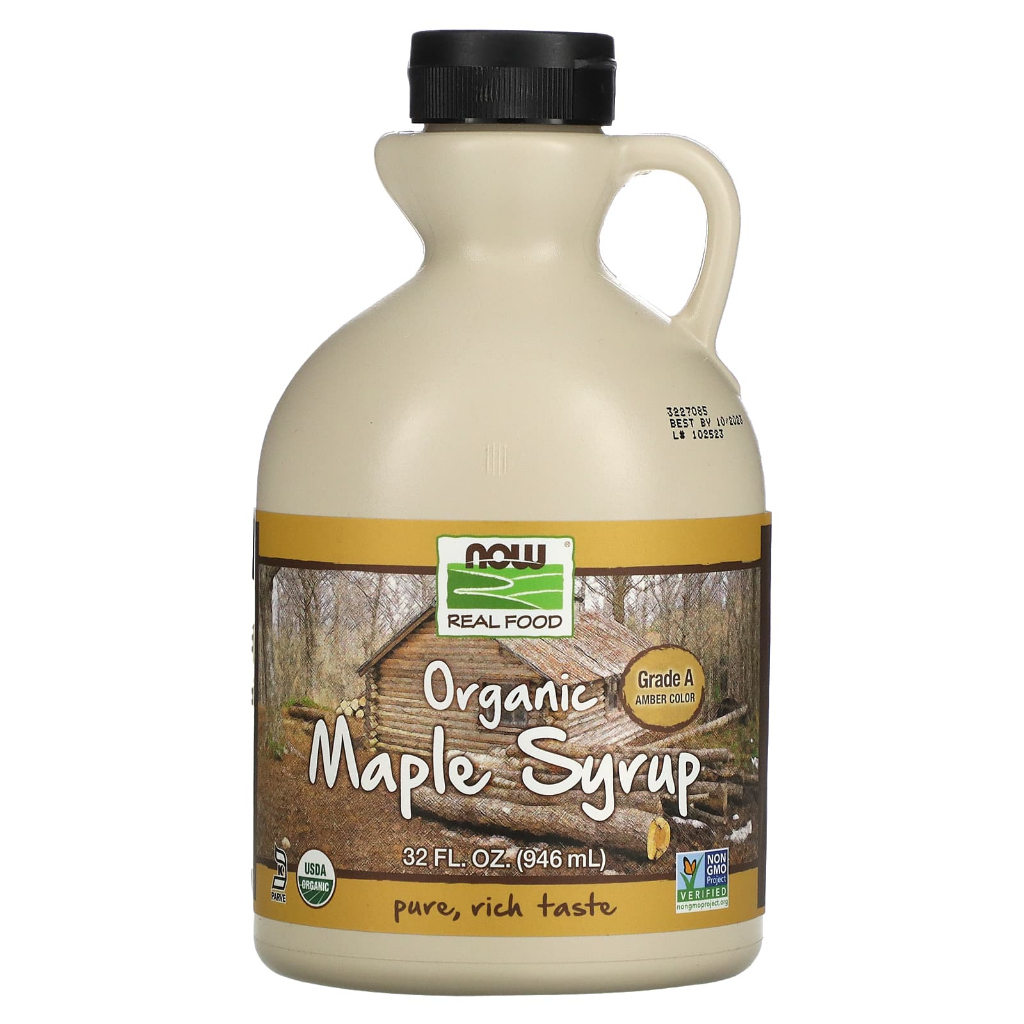 

NOW Foods Organic Maple Syrup Grade A 473 ml 946 ml 1,86 L