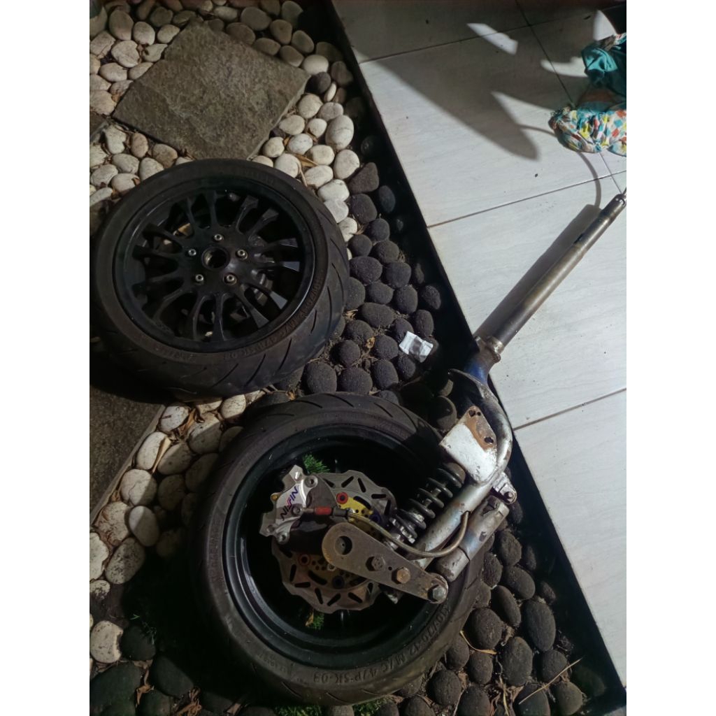 Cakram Set Fork 3 Vespa Ring 12