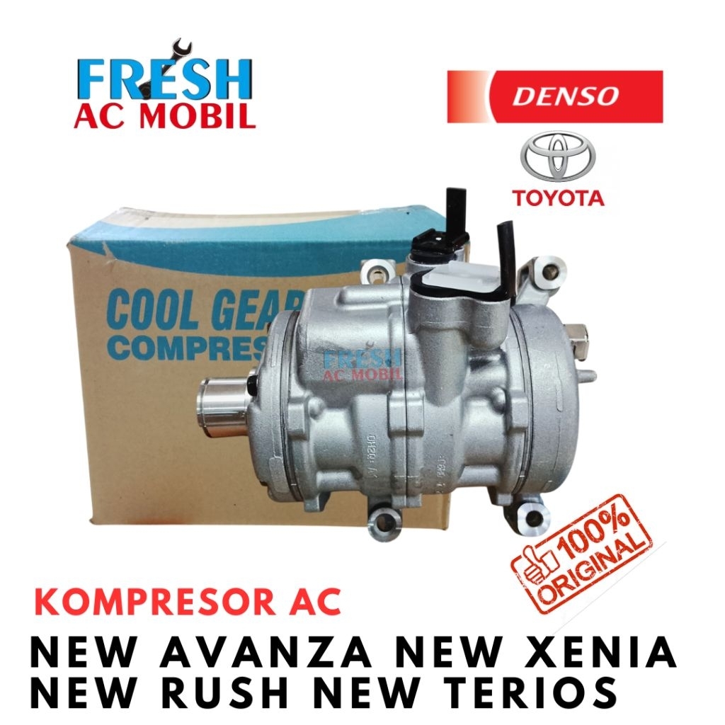 Kompresor Compresor AC Avanza Veloz New Xenia New Rush New Terios Kompresor AC Original Cool Gear