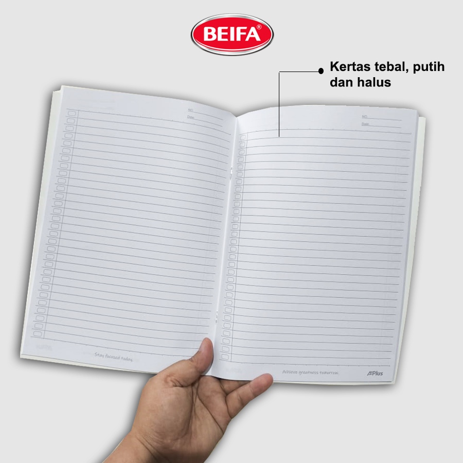 

[Whispers] Beifa Buku Tulis NE1 1 Set Isi 10 Buku A5 & B5, Kertas Tebal, Tulis Nyaman, Anti Tembus