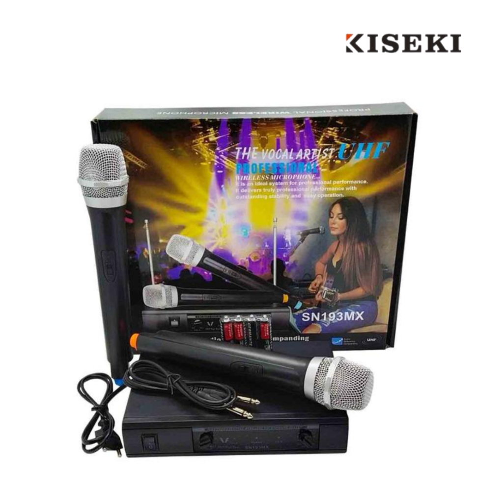 Mic Wireless Kiseki SN193MX - Professional UHF Microphone System