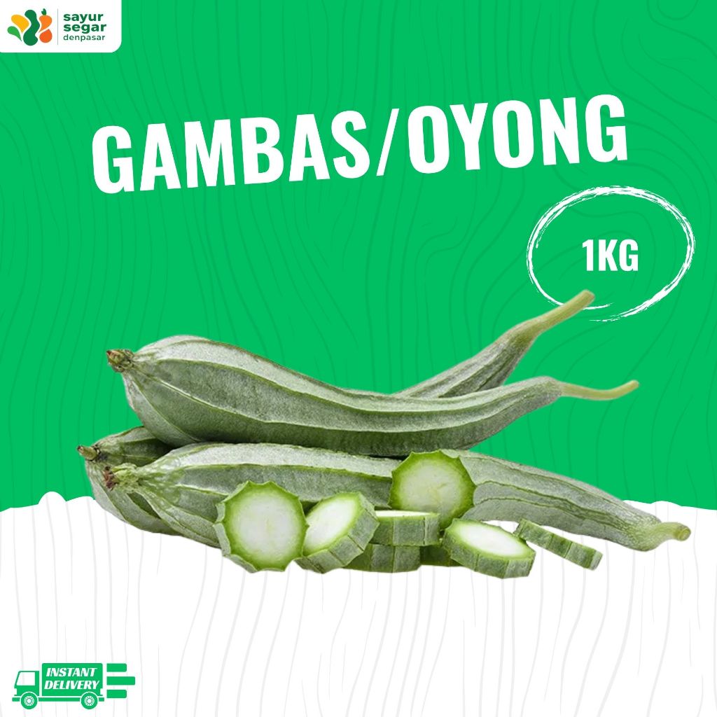 

Gambas / Oyong 1kg - Sayur Segar Denpasar