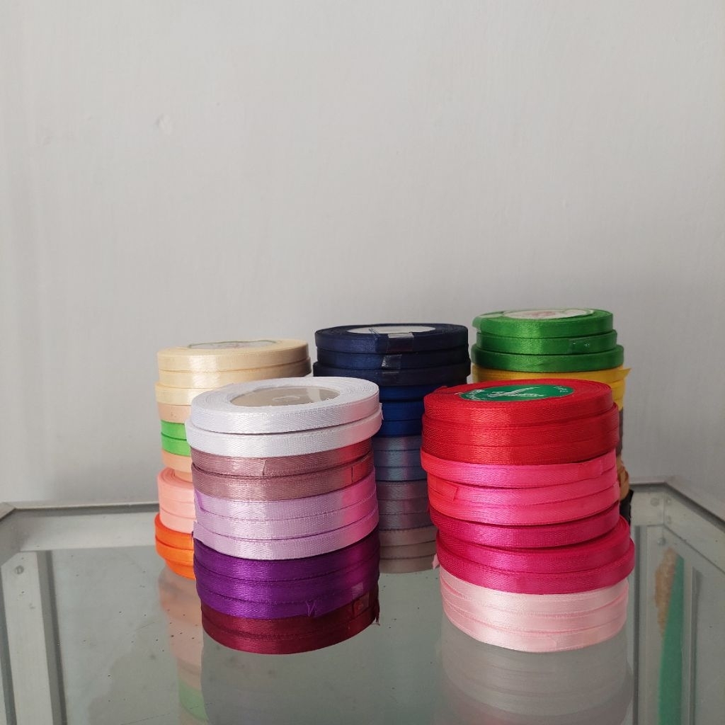 

(ROLL) Pita Satin Kreasi 1 cm