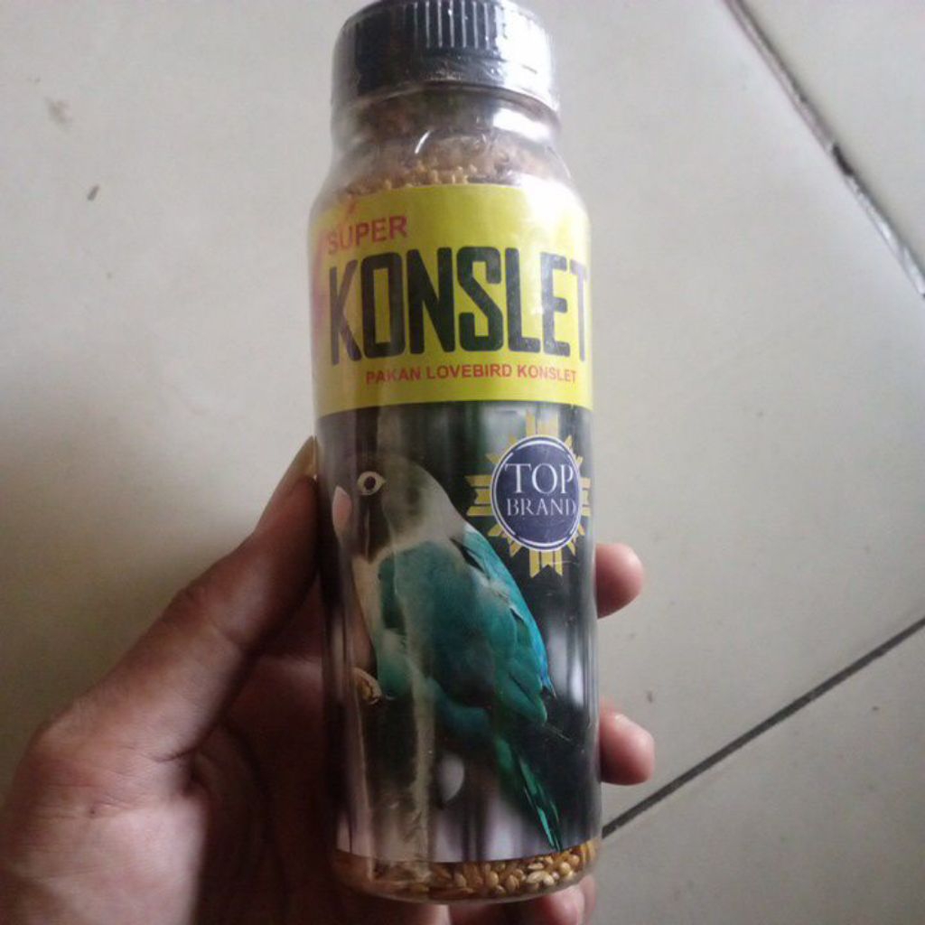 SUPER KONSLET. pakan lovebird konslet