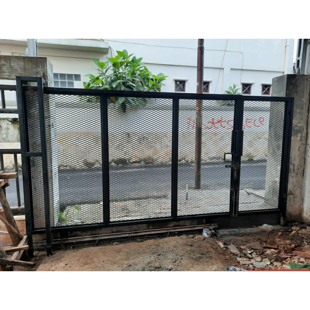 pintu dorong minimalis wermesh