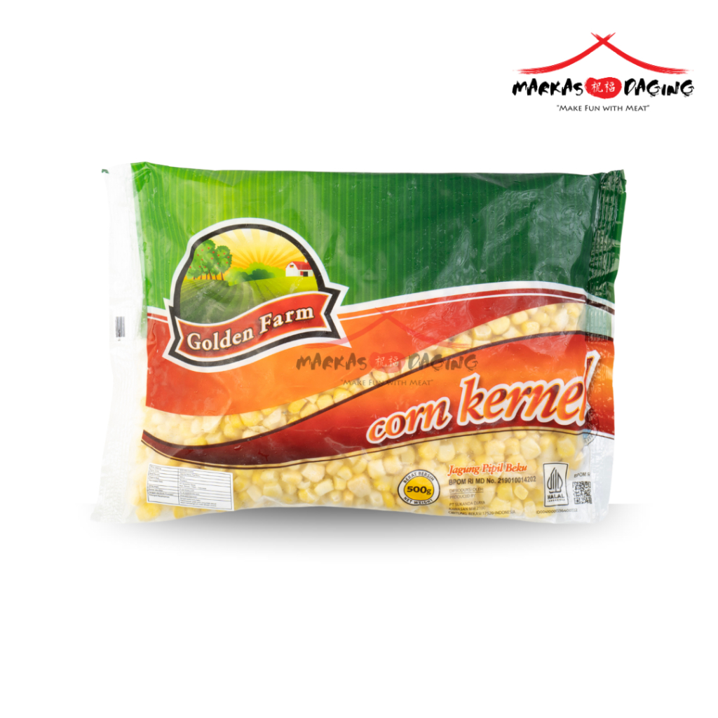

Golden Farm Corn Kernel - Jagung Pipil Beku 500 gram - Markasdaging