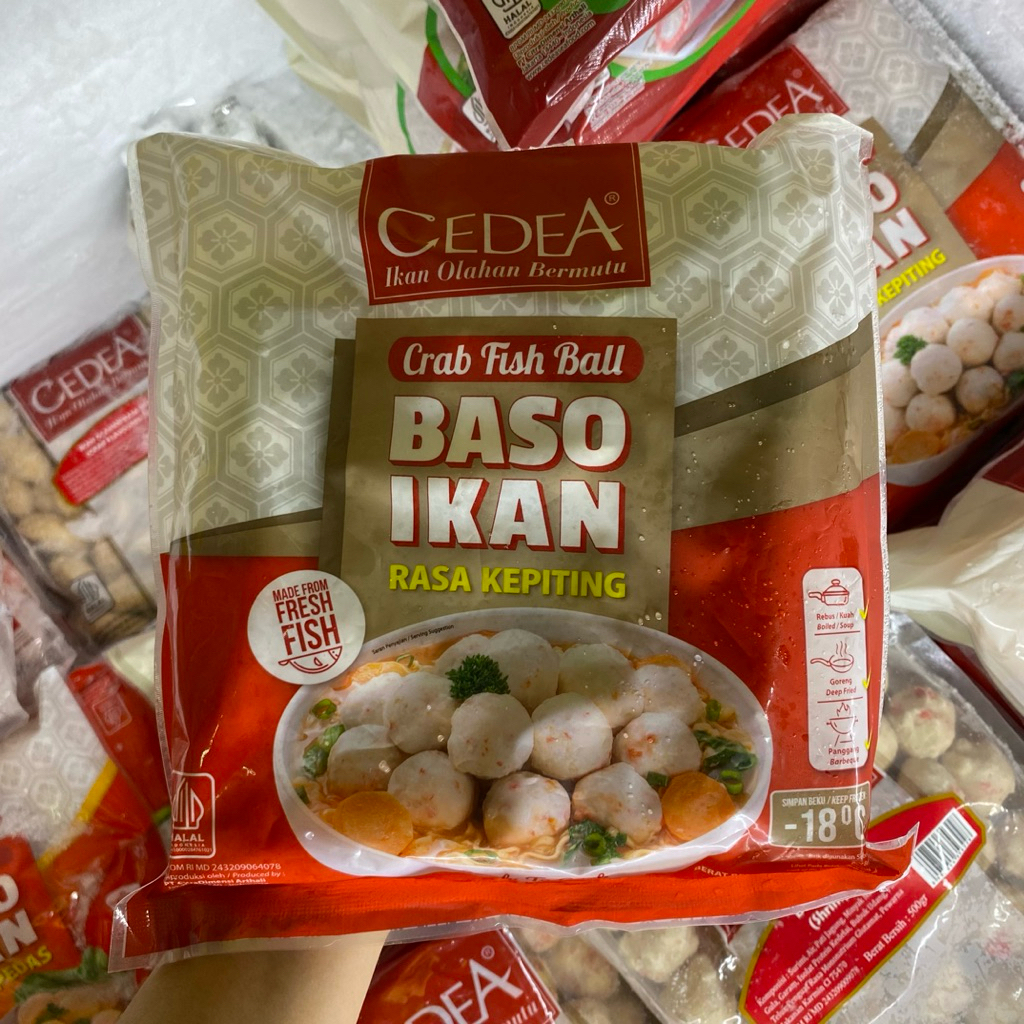 

Cedea Bakso Ikan Rasa Kepiting 500gr