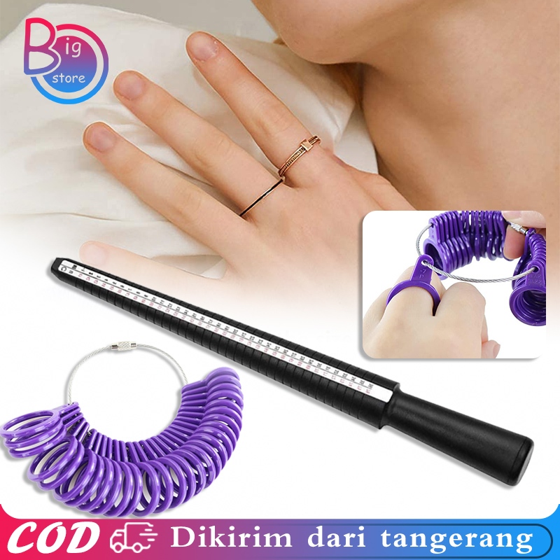 Ukuran Cincin Jari Alat Ukur Ring Cincin Alat Ukur Cincin Jari Pengukur Cincin