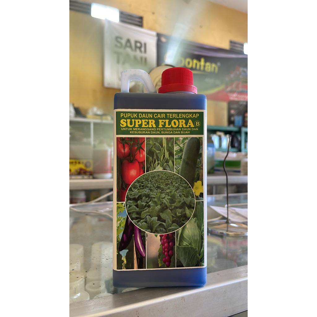 NPK SUPER FLORA // pupuk daun cair terlengkap //1lt//josss