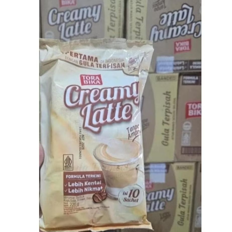 

KOPI TORABIKA CREAMYLATTE ISI 10 SACHET
