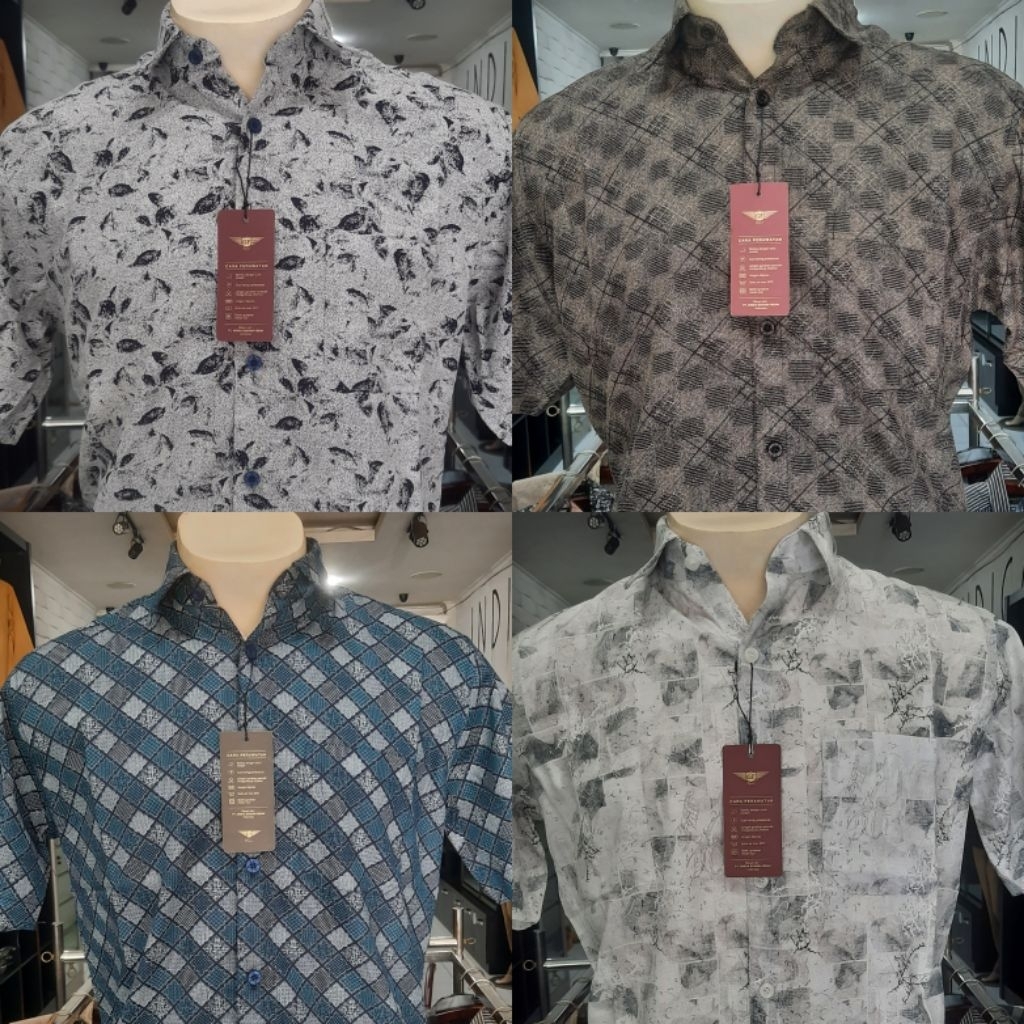 KEMEJA GUFO TERBARU ☆☆ 100% ORIGINAL ☆☆ ADA 4 CORAK ☆☆ BAHAN FULL KATUN PREMIUM SEHINGGA LEMBUT ADEM