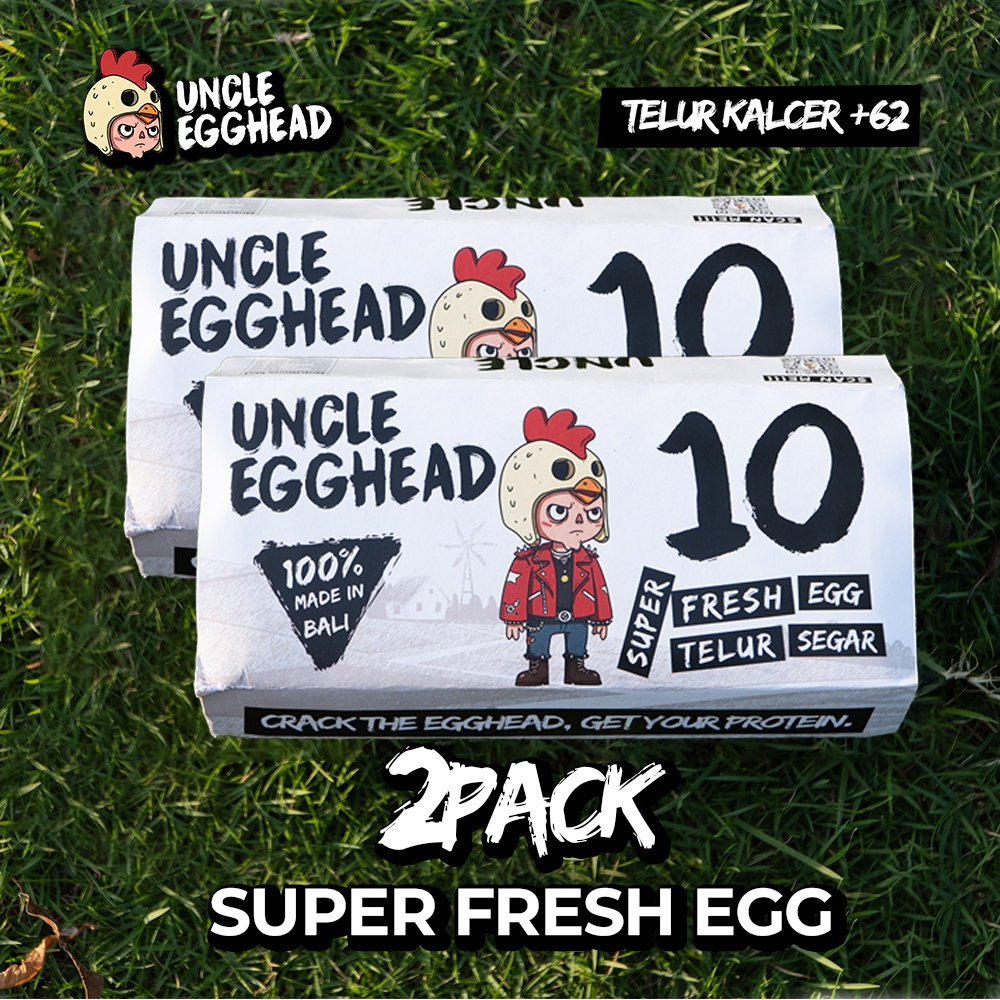 

Uncle Egghead Super Fresh Egg Telur Ayam Negeri - 2 Pack